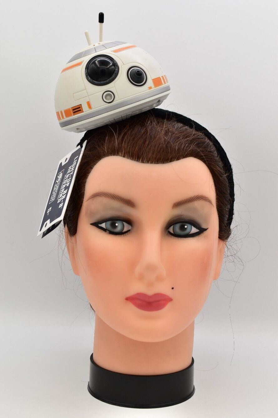 Disney Parks BB-8 Star Wars Headband Sound Effect Light Up Droid Depot NWT